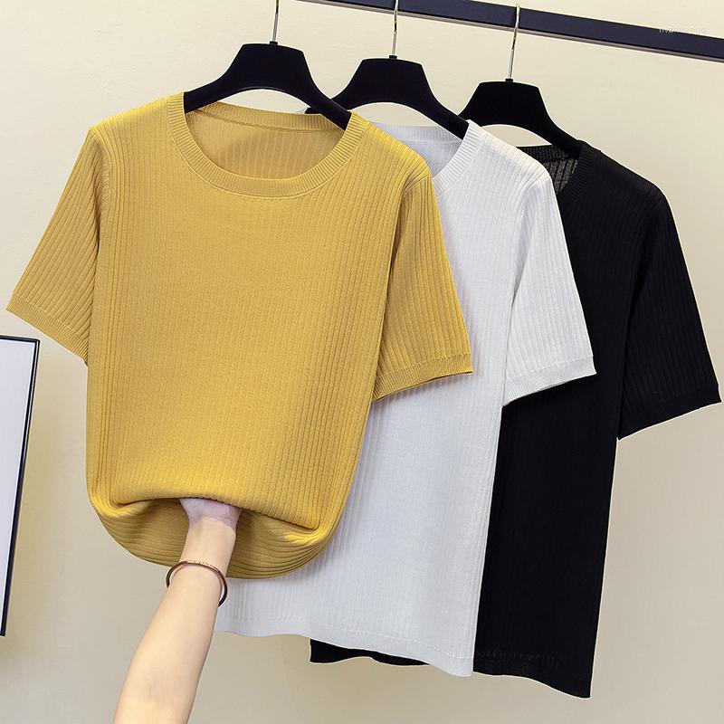 Women's Sweaters 4XL Size Women Summer Short Sleeve O Neck Thin Sweater 2023 Solid Whine Black Basic Oversized Pullover Kint T-shirt
Women's Sweaters 4XL Size Women Summer Short Sleeve O Neck Thin Sweater 2023 Solid Whine Black Basic Oversized Pullover Kint T-shirt