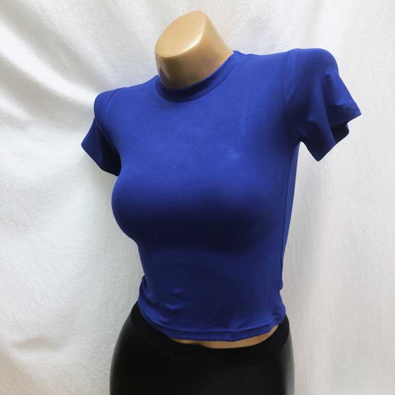 Women's T Shirts Crop Top Skinny Shirt Women Summer Short Sleeve T-shirts For Tight Tee Basic Cotton Black
Women's T Shirts Crop Top Skinny Shirt Women Summer Short Sleeve T-shirts For Tight Tee Basic Cotton Black