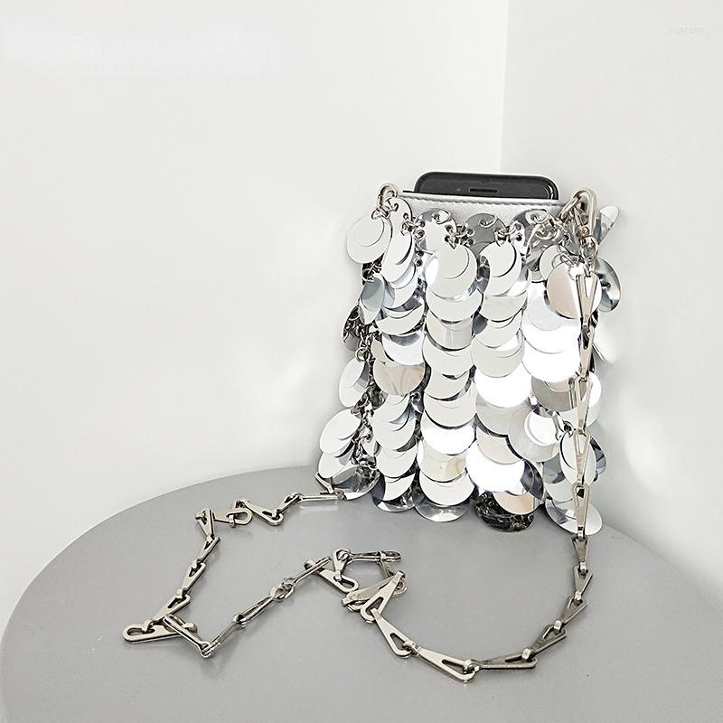 Evening Bags Retro Silver Shiny Bag Handmade Woven Beads Sequin Mobile Phone Long Shoulder Strap Mesengers Women, 15
Evening Bags Retro Silver Shiny Bag Handmade Woven Beads Sequin Mobile Phone Long Shoulder Strap Mesengers Women, 15