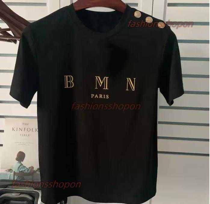 Fashion Mens Designer T Shirt Womens Letter Print Short Sleeve Round Neck Cotton BALMAIN Tees Polo Size S-2XL
Fashion Mens Designer T Shirt Womens Letter Print Short Sleeve Round Neck Cotton BALMAIN Tees Polo Size S-2XL