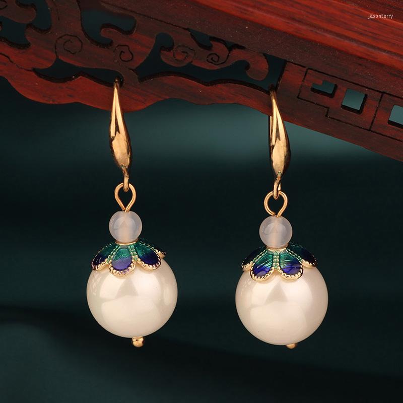 Dangle Earrings MYWINY 2023 Pearls Copper Cloisonne Ethnic Flower Vintage Fashion Jewelry For Women And Girl Gift
Dangle Earrings MYWINY 2023 Pearls Copper Cloisonne Ethnic Flower Vintage Fashion Jewelry For Women And Girl Gift