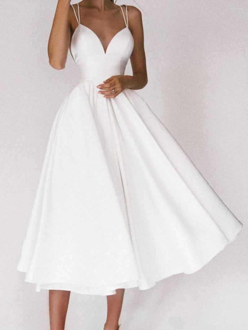 Casual Dresses Women Wedding Dress Summer Elegant Midi Party Sundress White Sexy Slip Backless Female Spaghetti Strap Vestido Mujer, Red
Casual Dresses Women Wedding Dress Summer Elegant Midi Party Sundress White Sexy Slip Backless Female Spaghetti Strap Vestido Mujer, Red