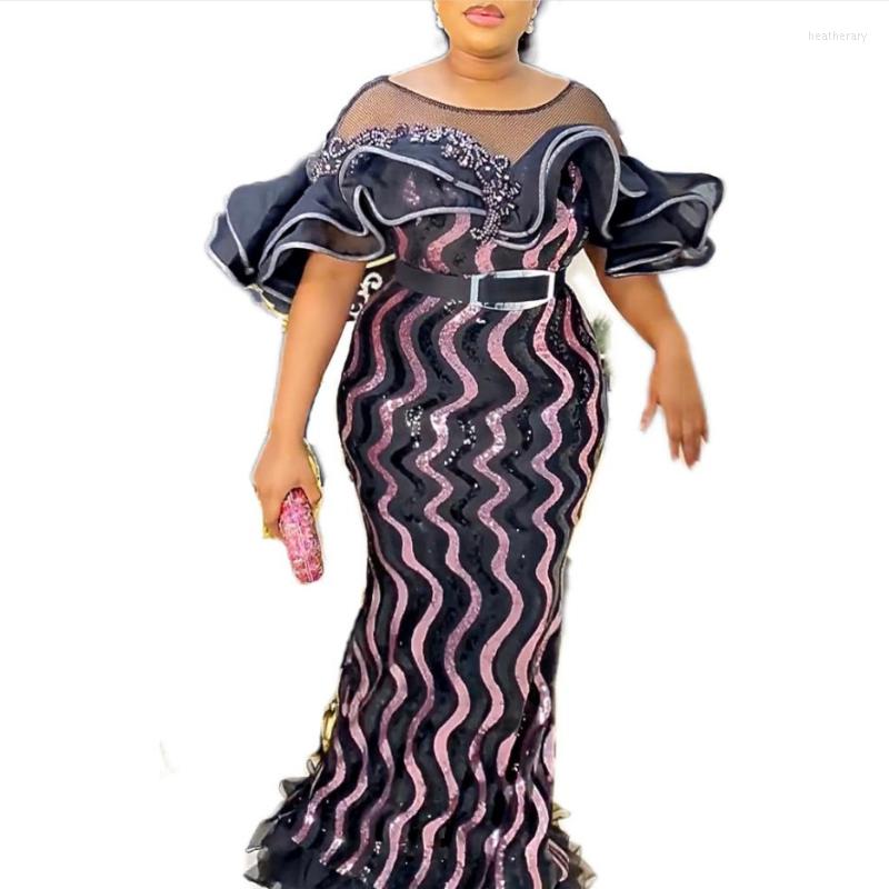 Ethnic Clothing African Wedding Party Dresses For Women Spring Autumn Sequined Short Sleeve Long Dress Dashiki
Ethnic Clothing African Wedding Party Dresses For Women Spring Autumn Sequined Short Sleeve Long Dress Dashiki