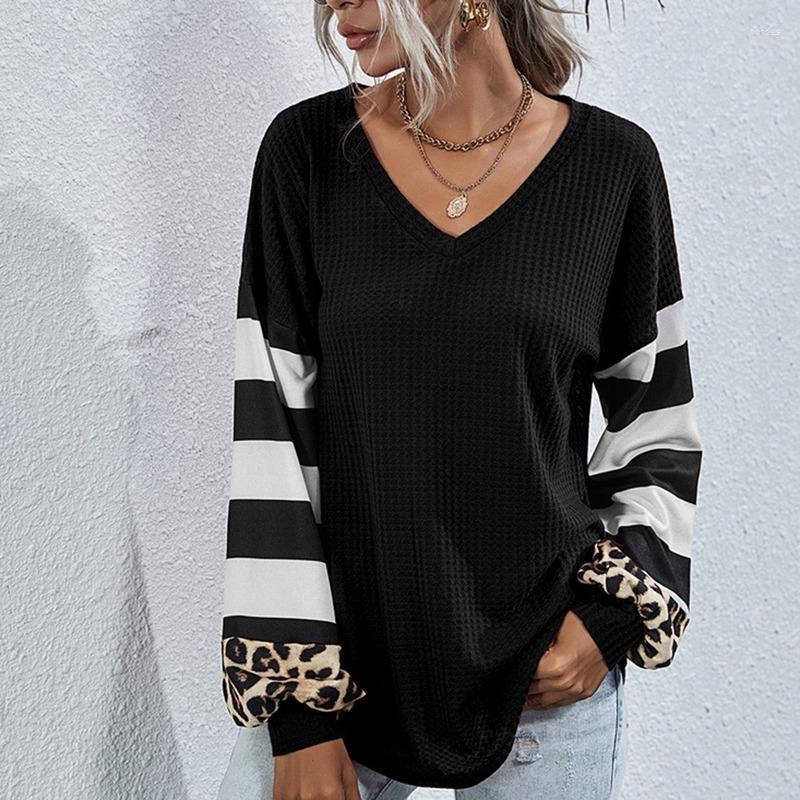 Women's Sweaters Autumn Long Sleeve Tops Female Loose Sweatshirts Casual Hoodie 2023 V-Neck Sweatshirt Women Striped Leopard Stitching, Armygreen
Women's Sweaters Autumn Long Sleeve Tops Female Loose Sweatshirts Casual Hoodie 2023 V-Neck Sweatshirt Women Striped Leopard Stitching, Armygreen