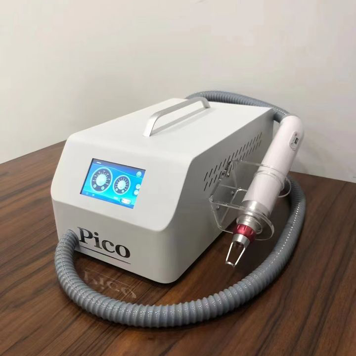 Multiwavelength 3 Probes Changeable Nd Yag Picolaser Tattoo Removal Eyebrow Eyeline Cleaning Pigmentation Improving Speckle Freckle Remove Instrument