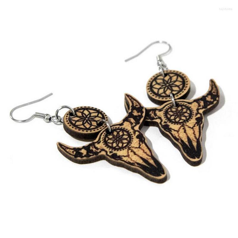 Dangle Earrings Wooden Cow Skull Two Part For Women 2023 Western Cowgirl Mandala Jewelry
Dangle Earrings Wooden Cow Skull Two Part For Women 2023 Western Cowgirl Mandala Jewelry