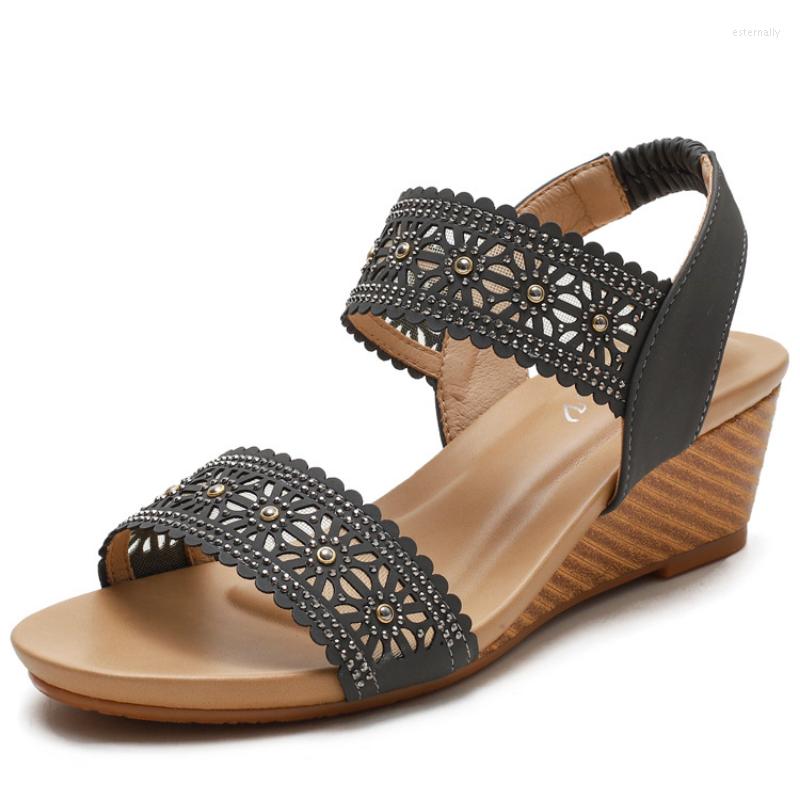 Sandals Soft Leather Roman For Women 2023 Summer Women's Wedge Shoes Fashion Casual Sandalias De Mujer, Gray
Sandals Soft Leather Roman For Women 2023 Summer Women's Wedge Shoes Fashion Casual Sandalias De Mujer, Gray