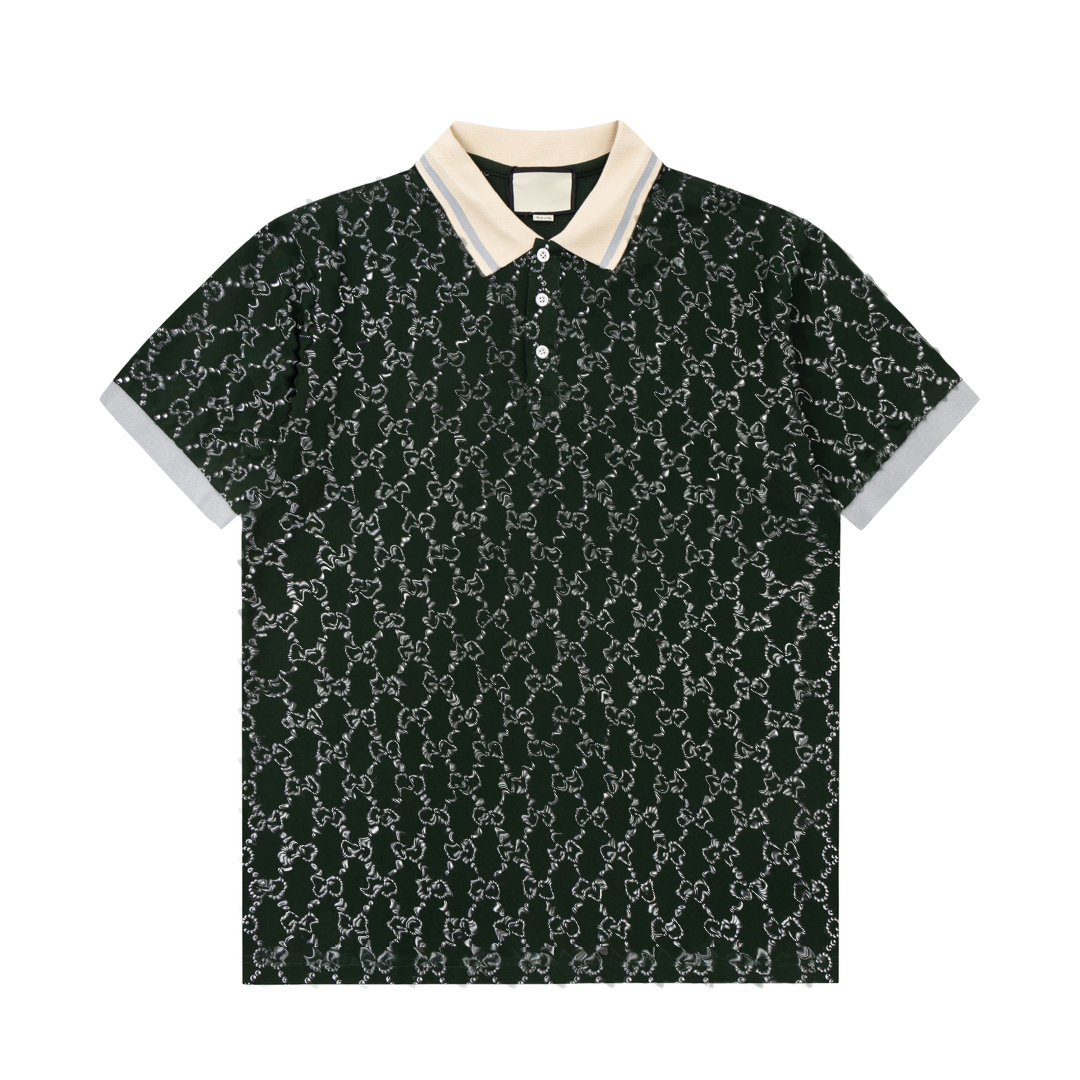 Men polo Oblique print Interlocking Double G Stripes Cotton Polos Shirts Embroidered Print Summer Breathable Cotton High Quality Clothing Wholesale US Size S-3XL, Make up for price
Men polo Oblique print Interlocking Double G Stripes Cotton Polos Shirts Embroidered Print Summer Breathable Cotton High Quality Clothing Wholesale US Size S-3XL, Make up for price