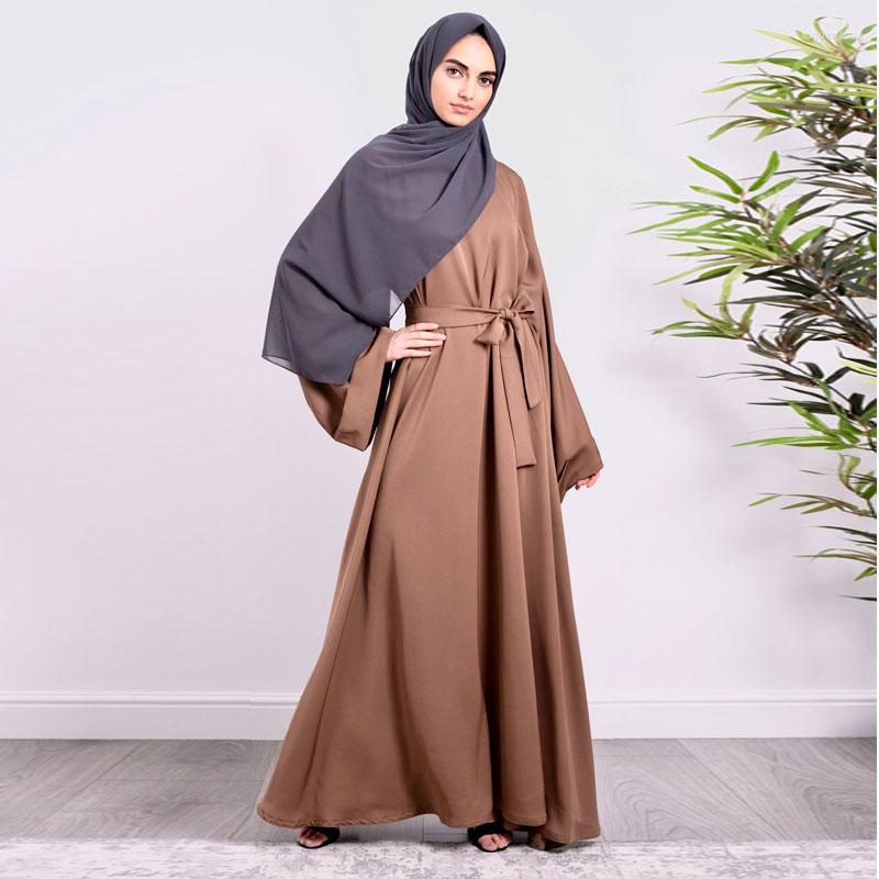 Ethnic Clothing Plain Muslim Maxi Dress Abaya For Women Modest Long Loose Hijab Robe Kaftan Belt Dubai Turkey Islamic Clothes Autumn
Ethnic Clothing Plain Muslim Maxi Dress Abaya For Women Modest Long Loose Hijab Robe Kaftan Belt Dubai Turkey Islamic Clothes Autumn