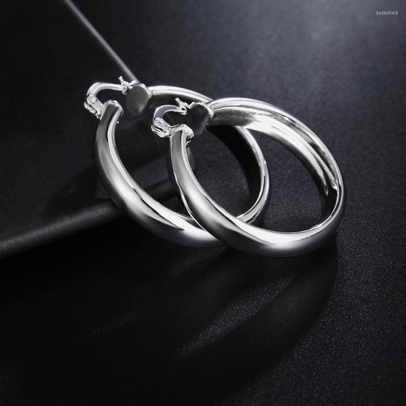 Dangle Earrings 925 Sterling Silver Elegant Women Jewelry 4CM Smooth Big Circle Christmas Gifts Trendsetter
Dangle Earrings 925 Sterling Silver Elegant Women Jewelry 4CM Smooth Big Circle Christmas Gifts Trendsetter