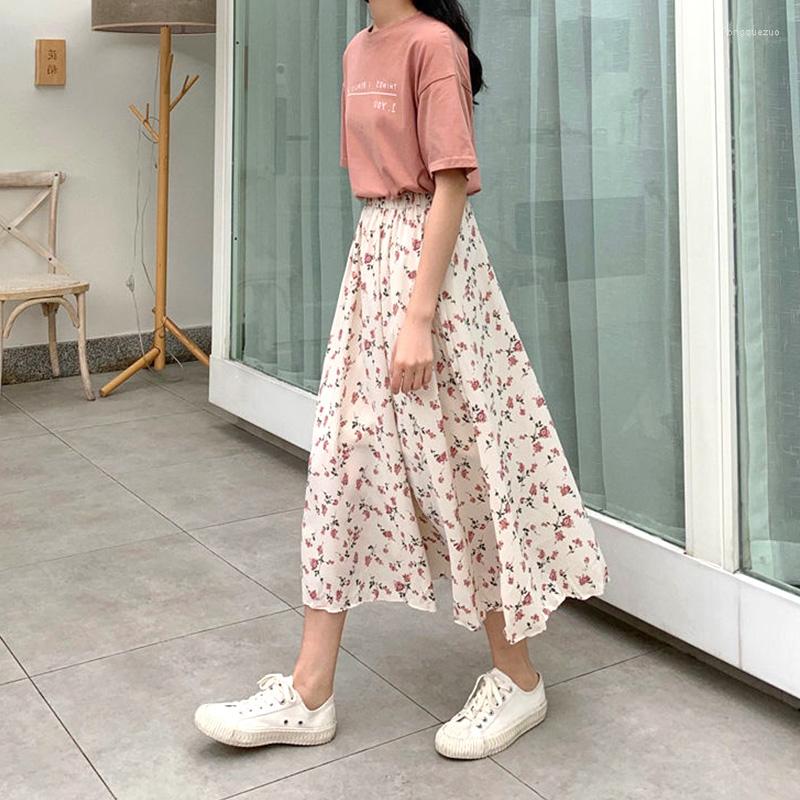 Skirts Summer Women' Print Pleated Long Solid Color Floral A-line Skirt Vintage Fashion Elastic Drawstring Streetwear Elegant, Apricot
Skirts Summer Women' Print Pleated Long Solid Color Floral A-line Skirt Vintage Fashion Elastic Drawstring Streetwear Elegant, Apricot
