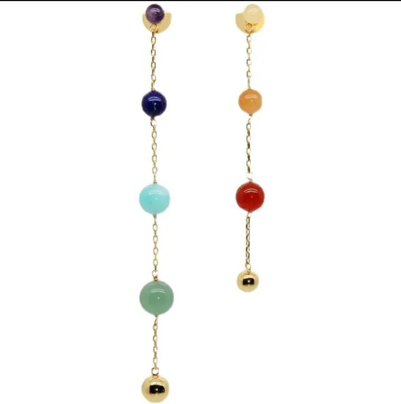 Luxury Designer Womens earrings Irregular stud for women Fashion Colorful Gem Jade String Ball Planet Chain Long Tassel Earrings
Luxury Designer Womens earrings Irregular stud for women Fashion Colorful Gem Jade String Ball Planet Chain Long Tassel Earrings