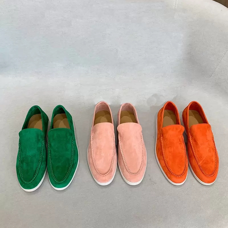 Casual Dress Shoes womens Top Quality genuine leather Cashmere round toes loafers Classics comfortable flat bottom designer women Shoe factory footwear 35-42
Casual Dress Shoes womens Top Quality genuine leather Cashmere round toes loafers Classics comfortable flat bottom designer women Shoe factory footwear 35-42