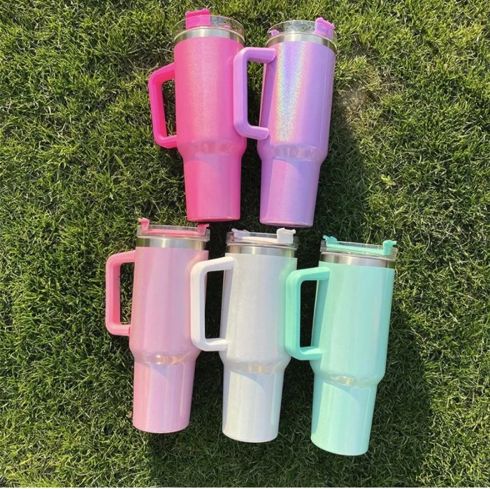 40oz Rainbow Stainless Steel Sublimation Tumblers Glitter Travel Car Mugs Big Capacity Water Cups With Handles and Lids Insulated Water Bottles Gift Product, Light green
40oz Rainbow Stainless Steel Sublimation Tumblers Glitter Travel Car Mugs Big Capacity Water Cups With Handles and Lids Insulated Water Bottles Gift Product, Light green