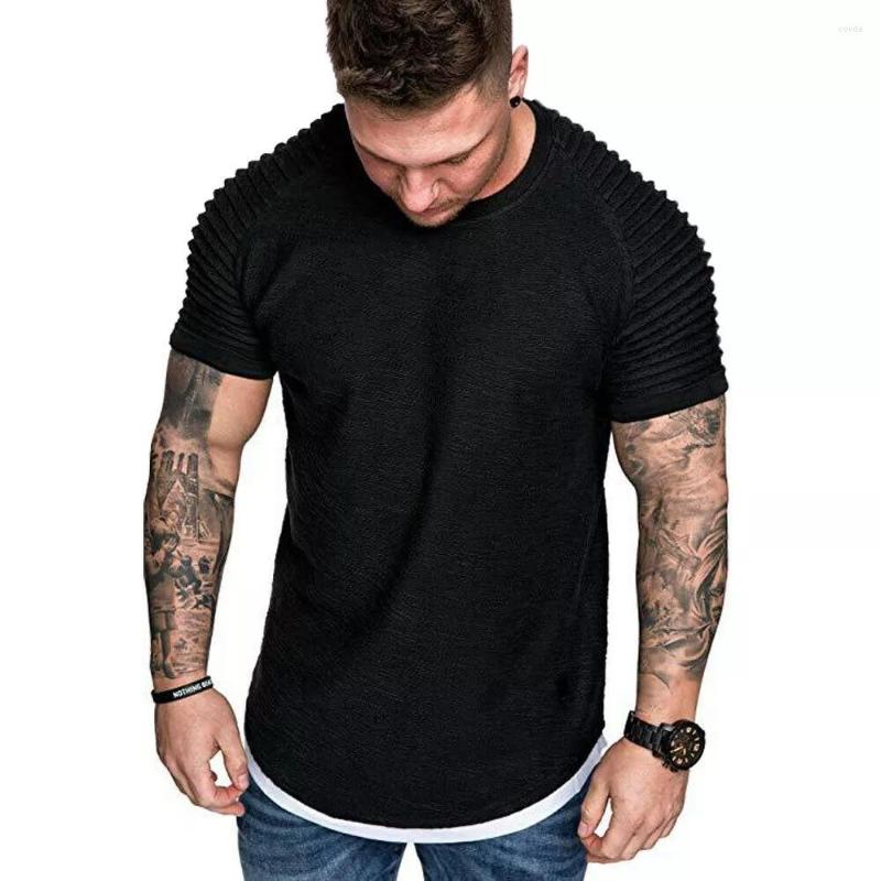 Men's Polos Men's T-Shirts Pleated Wrinkled Slim Fit O Neck Short Sleeve Muscle Solid Casual Tops Shirts Summer Basic Tee, Black
Men's Polos Men's T-Shirts Pleated Wrinkled Slim Fit O Neck Short Sleeve Muscle Solid Casual Tops Shirts Summer Basic Tee, Black
