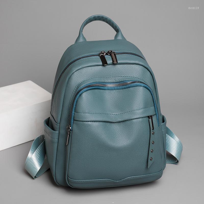 School Bags Women's Backpack Fashion And Elegant Bag Soft Leather Solid Zipper Comfortable For Ladies Designer Travel, Hei se
School Bags Women's Backpack Fashion And Elegant Bag Soft Leather Solid Zipper Comfortable For Ladies Designer Travel, Hei se