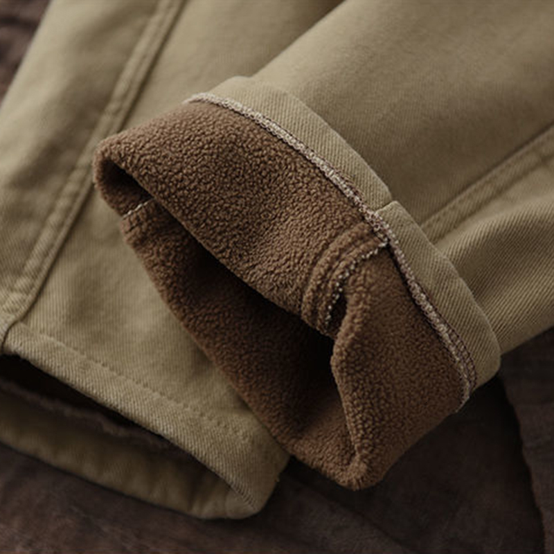 Women's Pants Capris Rimocy Vintage Plush Warm Pants Women Autumn Winter Wide Leg Loose Harem Trousers Woman Elastic Waist Casual Pants Female 23