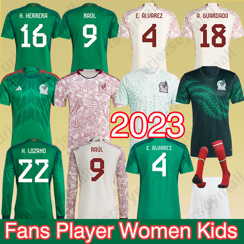 2023 MExico Soccer Jerseys H.LOZANO CHICHARITO RAUL LOZANO WORLD 22 23 CUP fans player version G DOS SANTOS long sleeve men kids kit sets football shirts, 2022 away long sleeve
2023 MExico Soccer Jerseys H.LOZANO CHICHARITO RAUL LOZANO WORLD 22 23 CUP fans player version G DOS SANTOS long sleeve men kids kit sets football shirts, 2022 away long sleeve