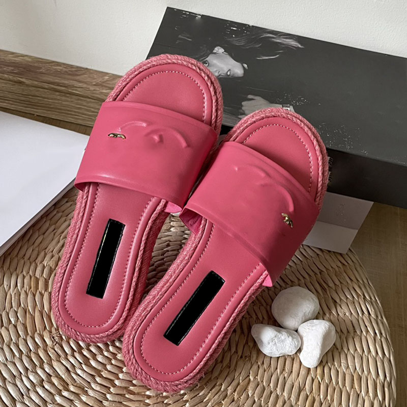 Womens Platform Heels Slippers Designer Straw Sandals Outdoor Raffia Slides Ladies Slip On Mule Casual Shoe 100% Leather Summer Flip Flops Fuchsia Khaki Beach Shoe, Shoe box
Womens Platform Heels Slippers Designer Straw Sandals Outdoor Raffia Slides Ladies Slip On Mule Casual Shoe 100% Leather Summer Flip Flops Fuchsia Khaki Beach Shoe, Shoe box