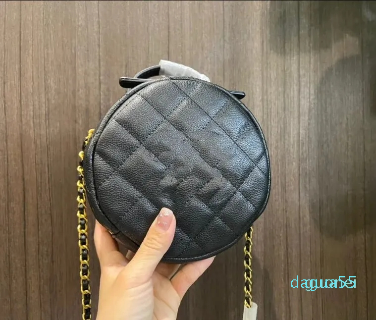 Designer-2023 Bag Women's Round Bag One Shoulder Crossbody Banquet Party Chain Diamond Checker, Black
Designer-2023 Bag Women's Round Bag One Shoulder Crossbody Banquet Party Chain Diamond Checker, Black