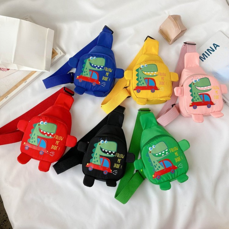 Handbags Cute Children Bag Cartoon Dinosaur Kids Bags Kindergarten Preschool Outdoor Travel Backpack for Boys Girls Shoulder Crossbody 230412
