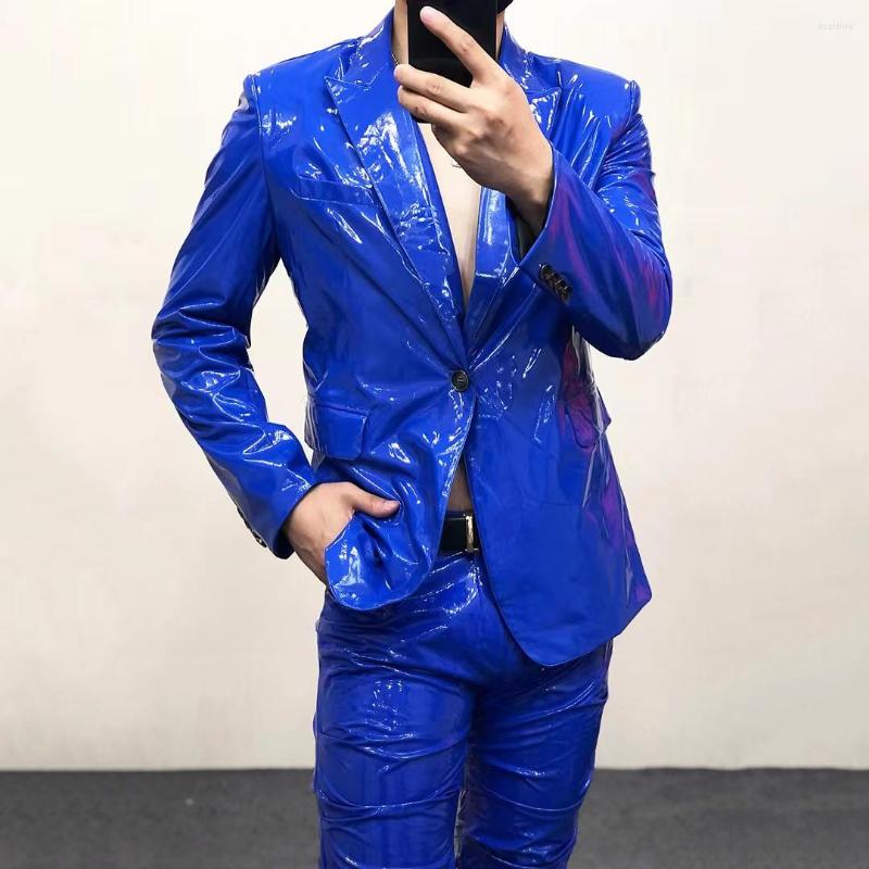 Men's Suits S- Mirror 2023 Fashion Bright Leather Suit Men's Stage Performance Occidental Walk Show Coat Large, White
Men's Suits S- Mirror 2023 Fashion Bright Leather Suit Men's Stage Performance Occidental Walk Show Coat Large, White