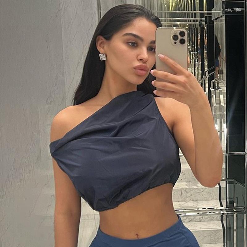 Women' T Shirts Women' 2023 Spring/Summer Skinny Short Navel Irregular Short-Sleeved T-shirt For Women, Dark blue
Women' T Shirts Women' 2023 Spring/Summer Skinny Short Navel Irregular Short-Sleeved T-shirt For Women, Dark blue