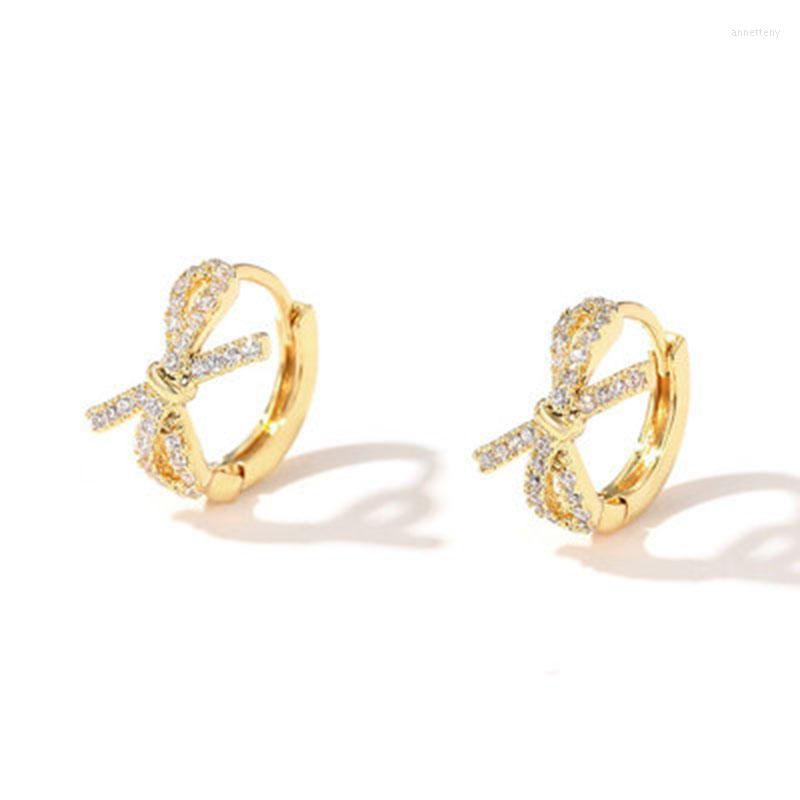 Backs Earrings 2023 Simple Bow Hoop For Women No Pierced Stack Silver Gold Zircon 
Backs Earrings 2023 Simple Bow Hoop For Women No Pierced Stack Silver Gold Zircon