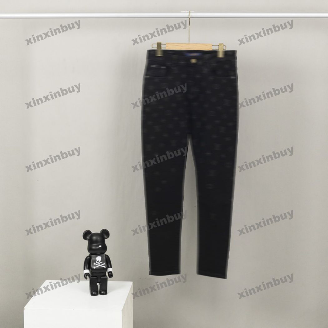 xinxinbuy Men women designer pant Jacquard letter metal letters Denim 1854 Spring summer Casual pants black blue gray S-3XL
xinxinbuy Men women designer pant Jacquard letter metal letters Denim 1854 Spring summer Casual pants black blue gray S-3XL