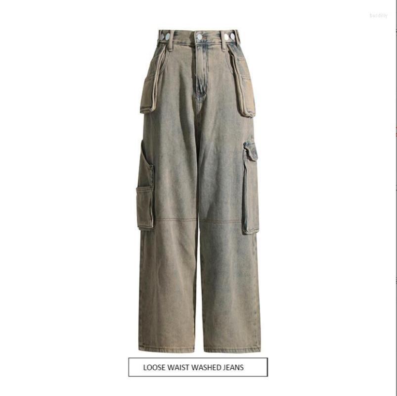 Women's Jeans 2023 Summer Loose Multi Pocket Versatile Wide Leg Pants Women Adjustable Waist Port Feng Shui Wash For, Blue
Women's Jeans 2023 Summer Loose Multi Pocket Versatile Wide Leg Pants Women Adjustable Waist Port Feng Shui Wash For, Blue