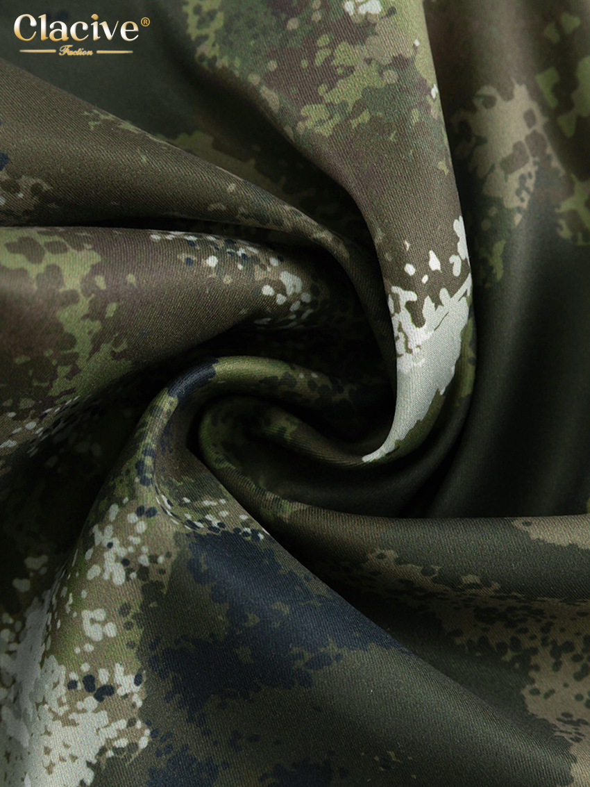 Women's Pants Capris Clacive Vintage Loose Camouflage Print Women'S Pants Fashion Low Waist Cargo Pants Streetwear Pockets Trousers Female C