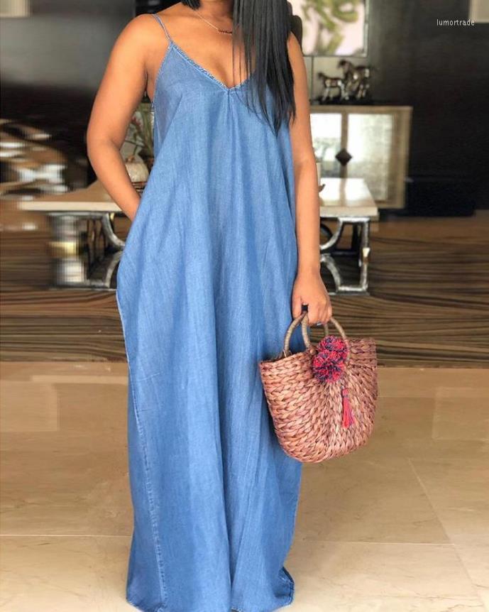 Casual Dresses Plain Spaghetti Strap Denim Dress Sexy Female High Waist Sheath Club For Women Summer
Casual Dresses Plain Spaghetti Strap Denim Dress Sexy Female High Waist Sheath Club For Women Summer