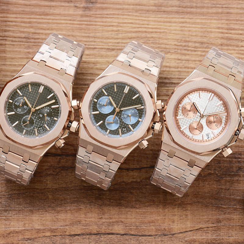 Classic Mens Watches Quartz Movement Watch 42mm Fashion Business Wristwatch Montre De Luxe Gifts for Men Rose Gold, Color 3
Classic Mens Watches Quartz Movement Watch 42mm Fashion Business Wristwatch Montre De Luxe Gifts for Men Rose Gold, Color 3