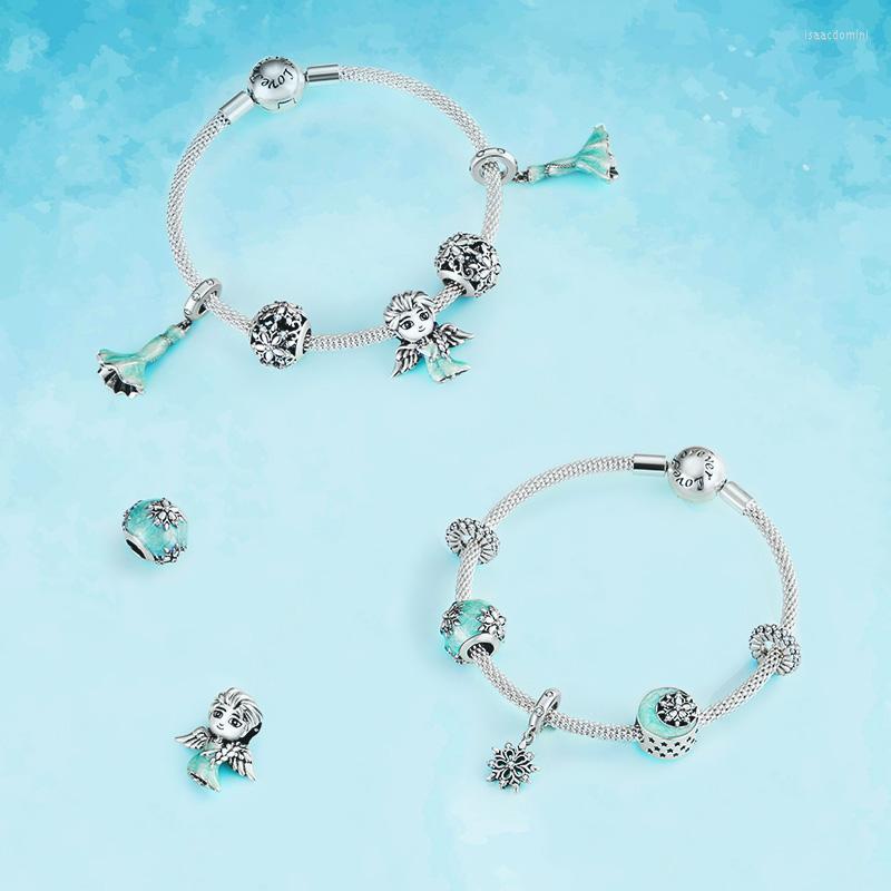 Loose Gemstones WOSTU 925 Sterling Silver Snowflakes Charms Zircon Blue Enamel Bead Pendant Fit Original Bracelet Necklace Winter Jewelry
Loose Gemstones WOSTU 925 Sterling Silver Snowflakes Charms Zircon Blue Enamel Bead Pendant Fit Original Bracelet Necklace Winter Jewelry