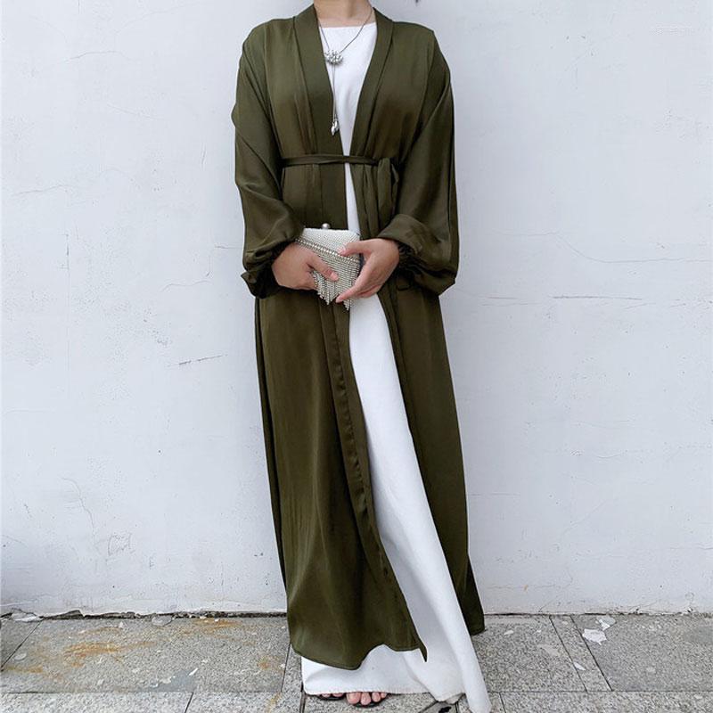 Ethnic Clothing Dubai Abaya Kimono For Women Muslim Satin Open Abayas Modest Dress Moroccan Turkey Cardigan Kaftan Islamic Clothes Summer
Ethnic Clothing Dubai Abaya Kimono For Women Muslim Satin Open Abayas Modest Dress Moroccan Turkey Cardigan Kaftan Islamic Clothes Summer