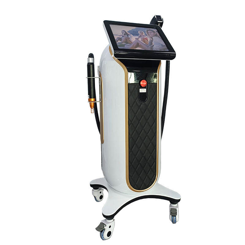 2 In 1 Pico Nd Yag Laser Black Doll Laser Carbon Peeling 755 808 1064 Diode Laser Hair Removal Machine