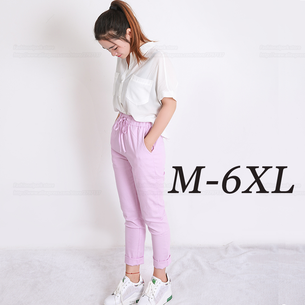 Women's Pants Capris Summer Harem Pants Women High Waist Loose Straight Nine Pants Womens Casual Trousers OL Pants Women Slacks 230413