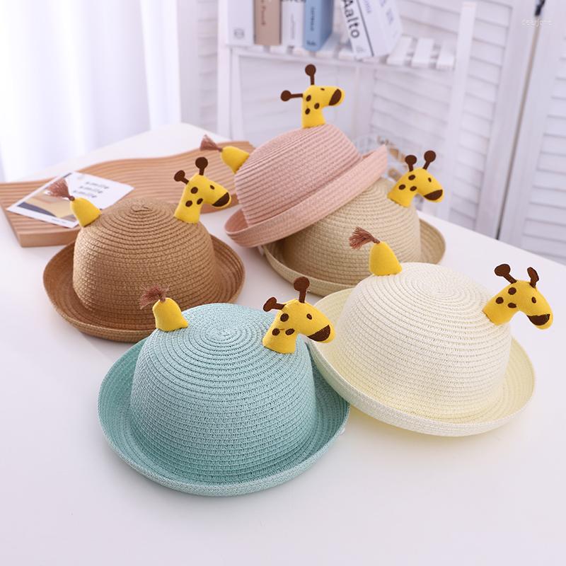 Hats Summer Baby Kids Cartoon Giraffe Visor Cap Child Girl Boy Sun Protection Hat Beach Holiday Outdoor UV Straw, Blue
Hats Summer Baby Kids Cartoon Giraffe Visor Cap Child Girl Boy Sun Protection Hat Beach Holiday Outdoor UV Straw, Blue