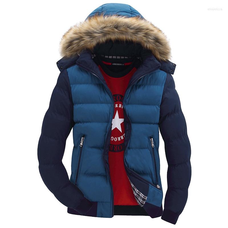 Men's Down Winter Style Cotton-padded Clothes Korean-style Slim Fit Solid Color Stylish, Red and blue
Men's Down Winter Style Cotton-padded Clothes Korean-style Slim Fit Solid Color Stylish, Red and blue