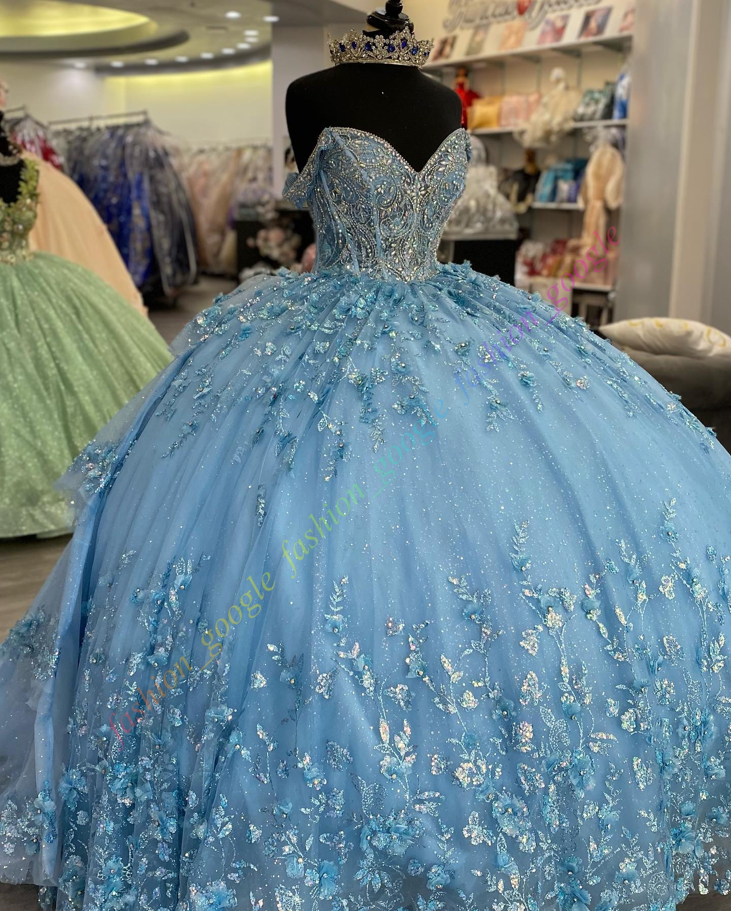 Sage Quinceanera Dress 2024 Beaded Corset Charro Mexican Rose Gold Quince Sweet 15/16 Birthday Party Gown for 15th Girl Drama Winter Formal Prom Gala 