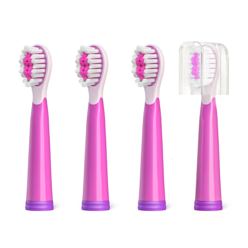 Toothbrushes Head Fairywill Electric Toothbrushes Replacement Heads Electric Toothbrush 4 heads Sets for FW-2001 Head Toothbrush 230413