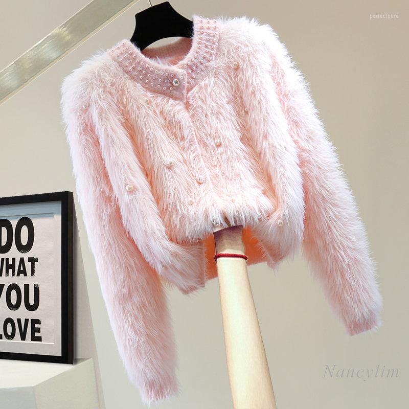 Women' Knits Beaded Mohair High Waist Short Cardigan Woman 2023 Winter Korean Style Solid Color Round Neck Sweater Coat Lady Luxury Top, Sky blue
Women' Knits Beaded Mohair High Waist Short Cardigan Woman 2023 Winter Korean Style Solid Color Round Neck Sweater Coat Lady Luxury Top, Sky blue