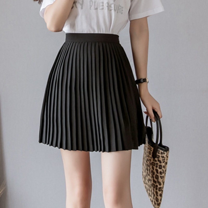 Skirts Women Pleasted Skirts Womens Casual High Waist Summer Skirt Elegant Korean Women Clothes White Black Sexy Short Mini Skirt 230413