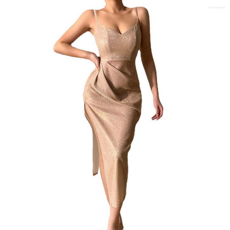 Casual Dresses 2023 Summer Women Dress High Side Split Glitter Sexy Sleeveless V Neck Clubwear Ruched Solid Color Cocktail Party, Black
Casual Dresses 2023 Summer Women Dress High Side Split Glitter Sexy Sleeveless V Neck Clubwear Ruched Solid Color Cocktail Party, Black