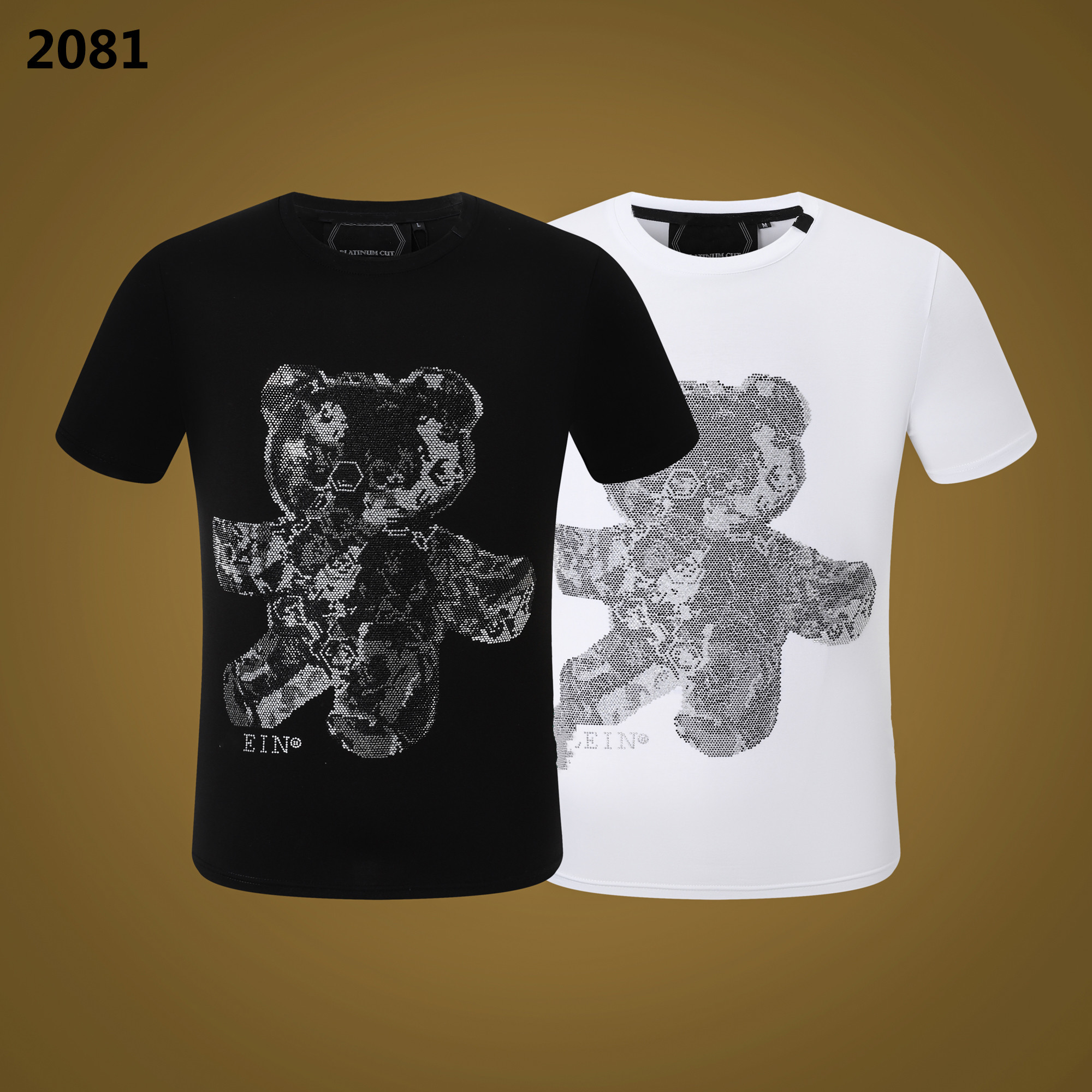 PP Fashion Men's Designer slim fit T-shirt Summer rhinestone Short Sleeve Round Neck shirt tee Skulls Print Tops Streetwear collar Polos M-xxxL P2081
PP Fashion Men's Designer slim fit T-shirt Summer rhinestone Short Sleeve Round Neck shirt tee Skulls Print Tops Streetwear collar Polos M-xxxL P2081