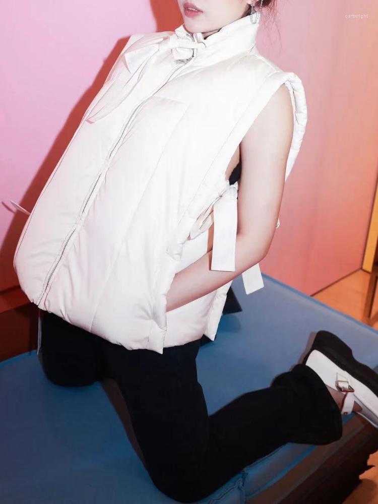 Women's Vests Autumn Winter 2023 Loose High Collar Casual Drawstring With Cotton Jacket Women, Beige
Women's Vests Autumn Winter 2023 Loose High Collar Casual Drawstring With Cotton Jacket Women, Beige