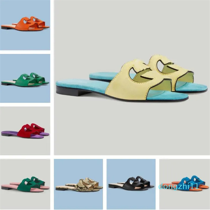 2023 New Summer Brand Women Interlocking Sandals Shoes Cut-out Slide Flats Hollowed Out House Beach Slippers Suede Leather Lady Flip Flops EUR Size 35-43
2023 New Summer Brand Women Interlocking Sandals Shoes Cut-out Slide Flats Hollowed Out House Beach Slippers Suede Leather Lady Flip Flops EUR Size 35-43