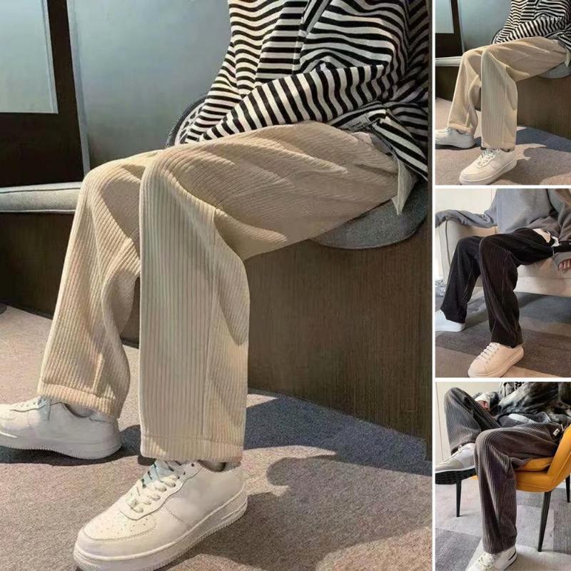 Men's Pants Men Trousers Elastic Waist Straight Streetwear Relaxed Fit Pockets For Sports, Grey
Men's Pants Men Trousers Elastic Waist Straight Streetwear Relaxed Fit Pockets For Sports, Grey