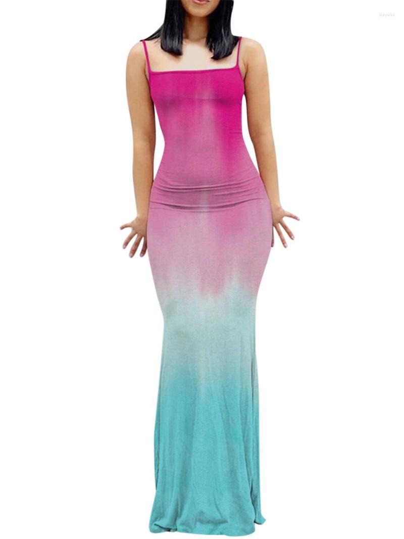 Casual Dresses Wsevypo Gradient Color Spaghetti Straps Bodycon Dress Summer Women Sleeveless Sling Fishtail Sundress Street Beach Wear
Casual Dresses Wsevypo Gradient Color Spaghetti Straps Bodycon Dress Summer Women Sleeveless Sling Fishtail Sundress Street Beach Wear
