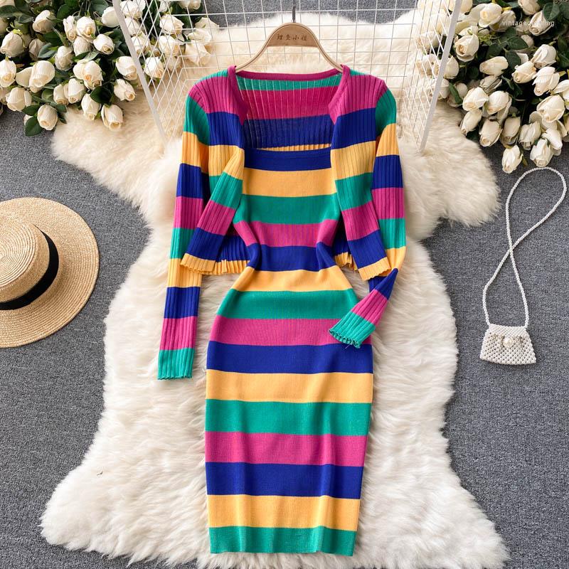 Women's Knits 2023 Color Matching Striped Knitted Women Cardigan Jacket All-Match Suspender Dress Suit, Sky blue
Women's Knits 2023 Color Matching Striped Knitted Women Cardigan Jacket All-Match Suspender Dress Suit, Sky blue